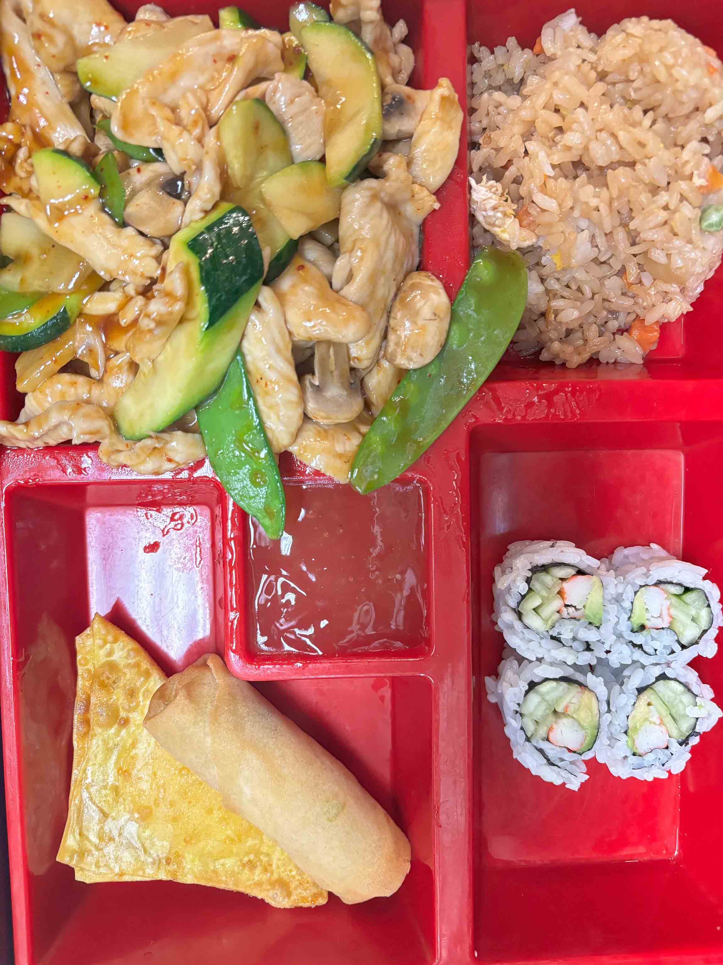 Basil Chicken Bento Box