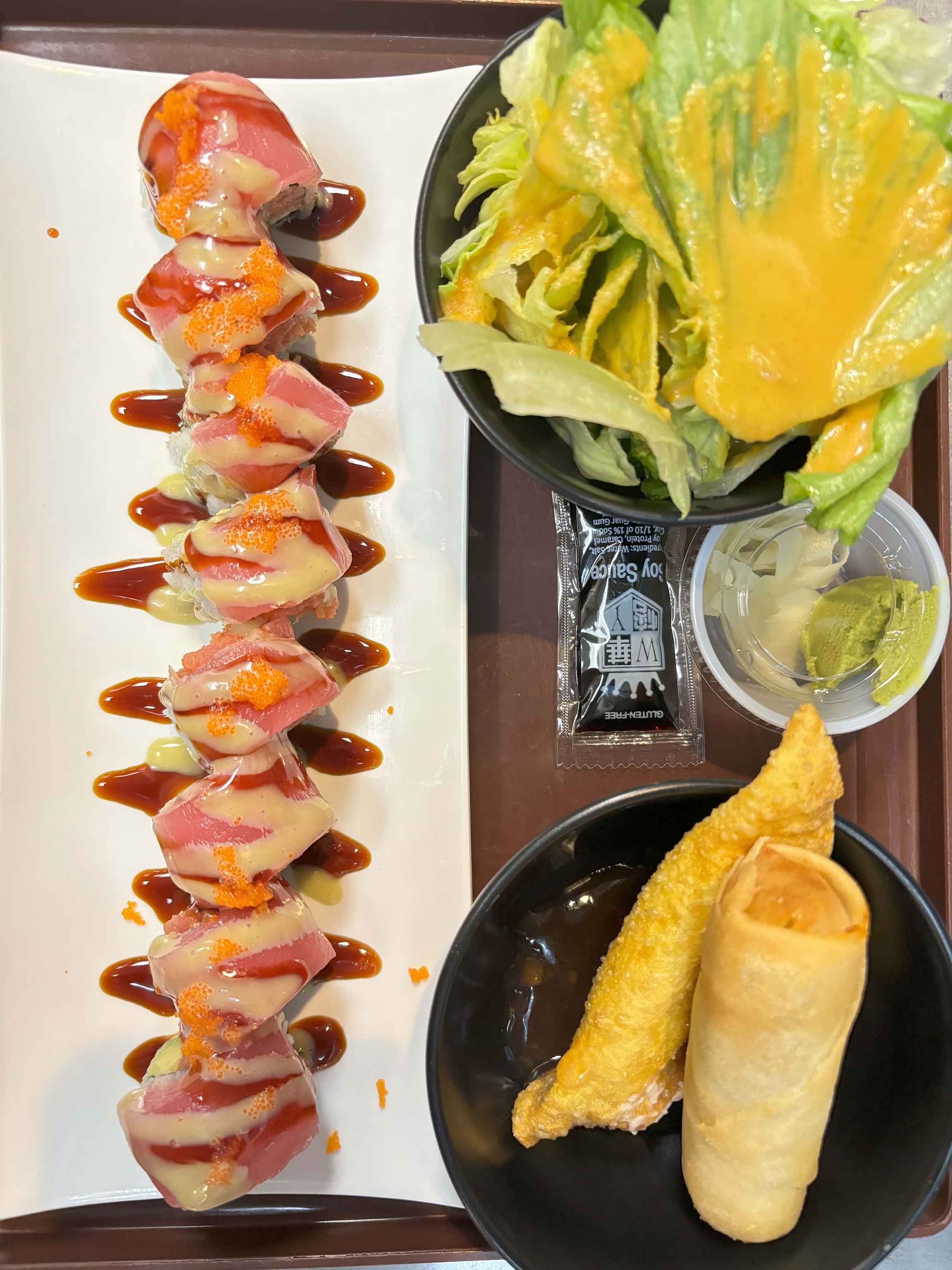 Crazy Tuna Roll Bento Box