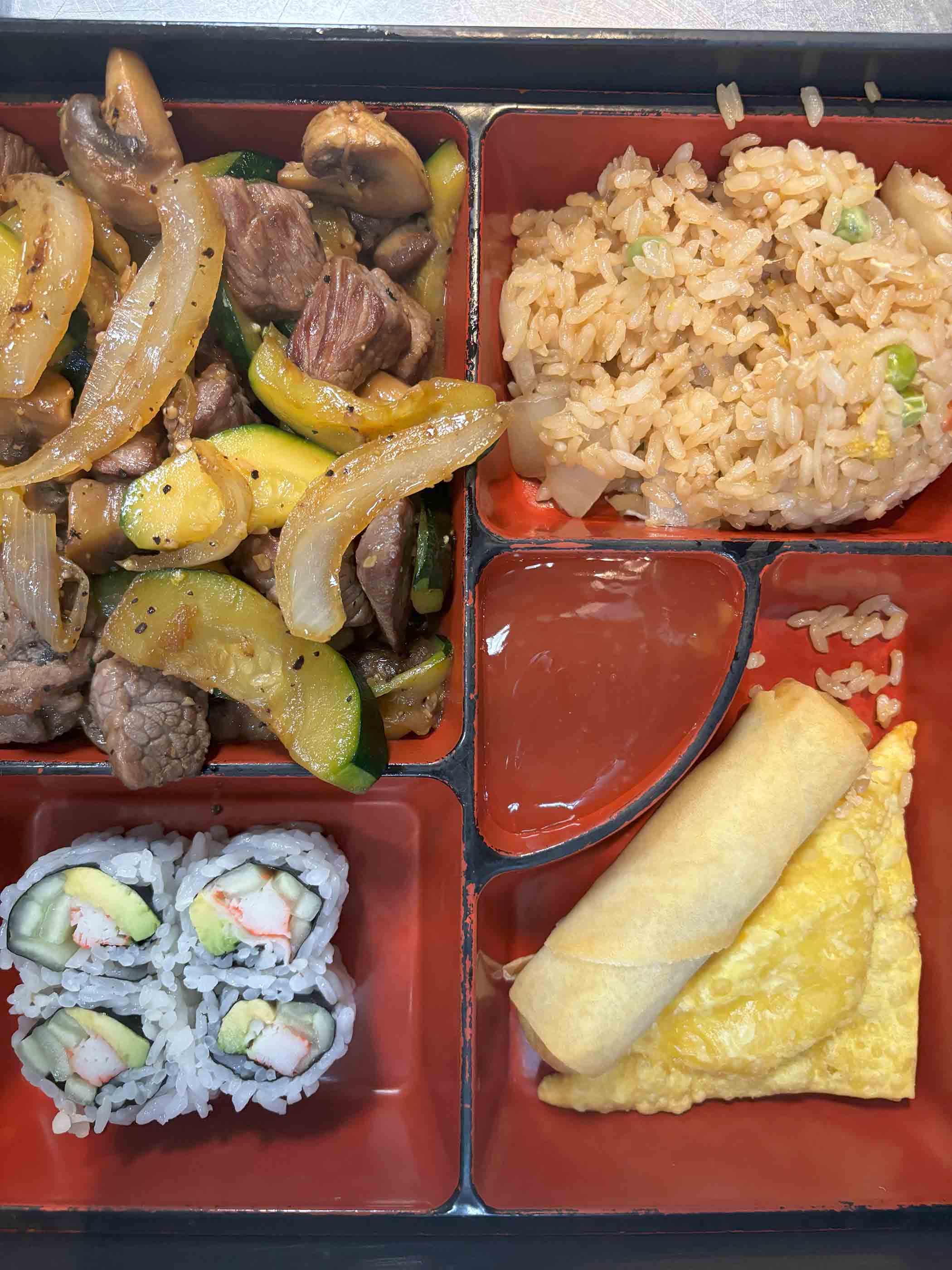 Hibachi Steak Bento Box