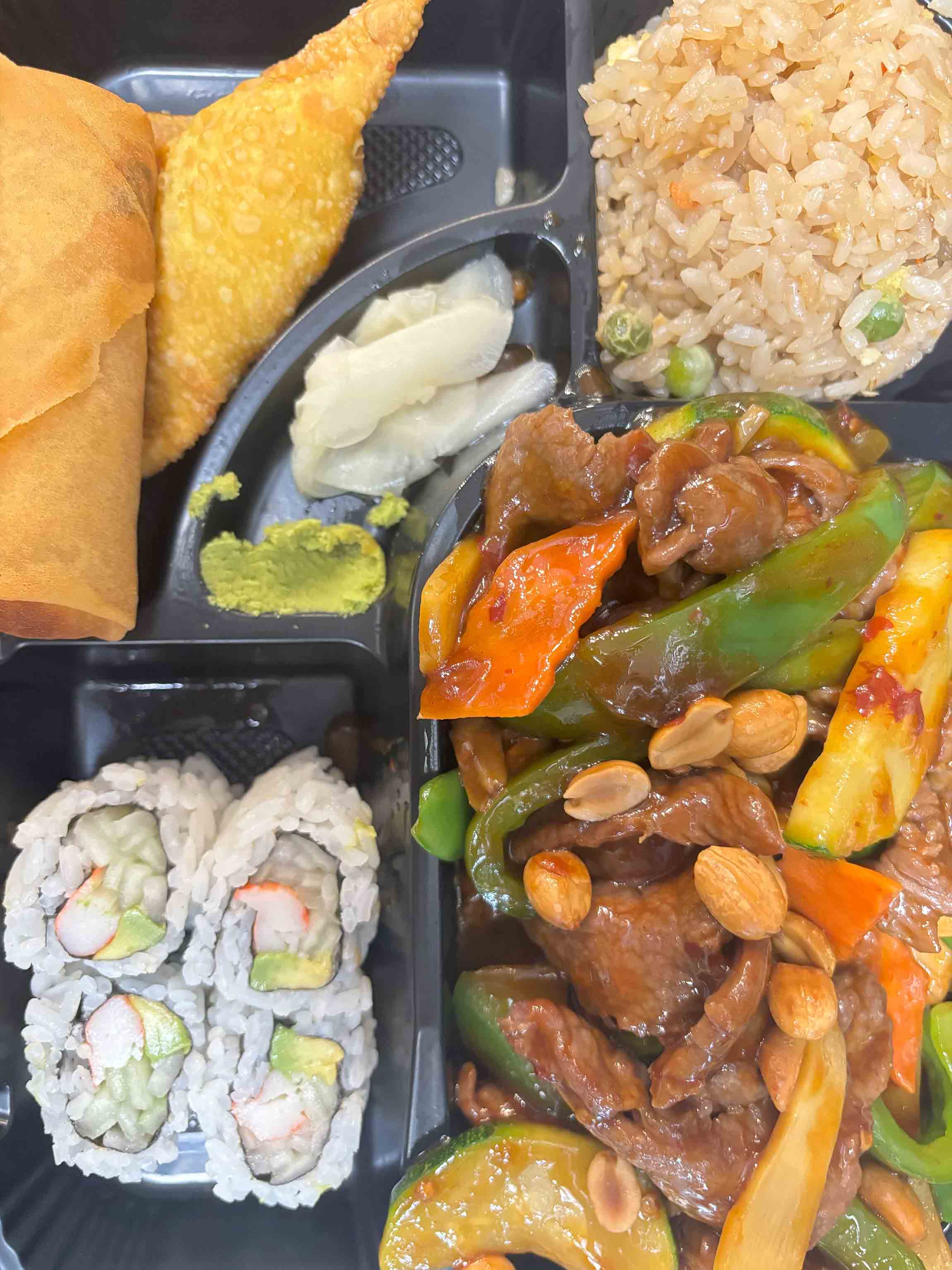 Kong Pao Beef Bento Box