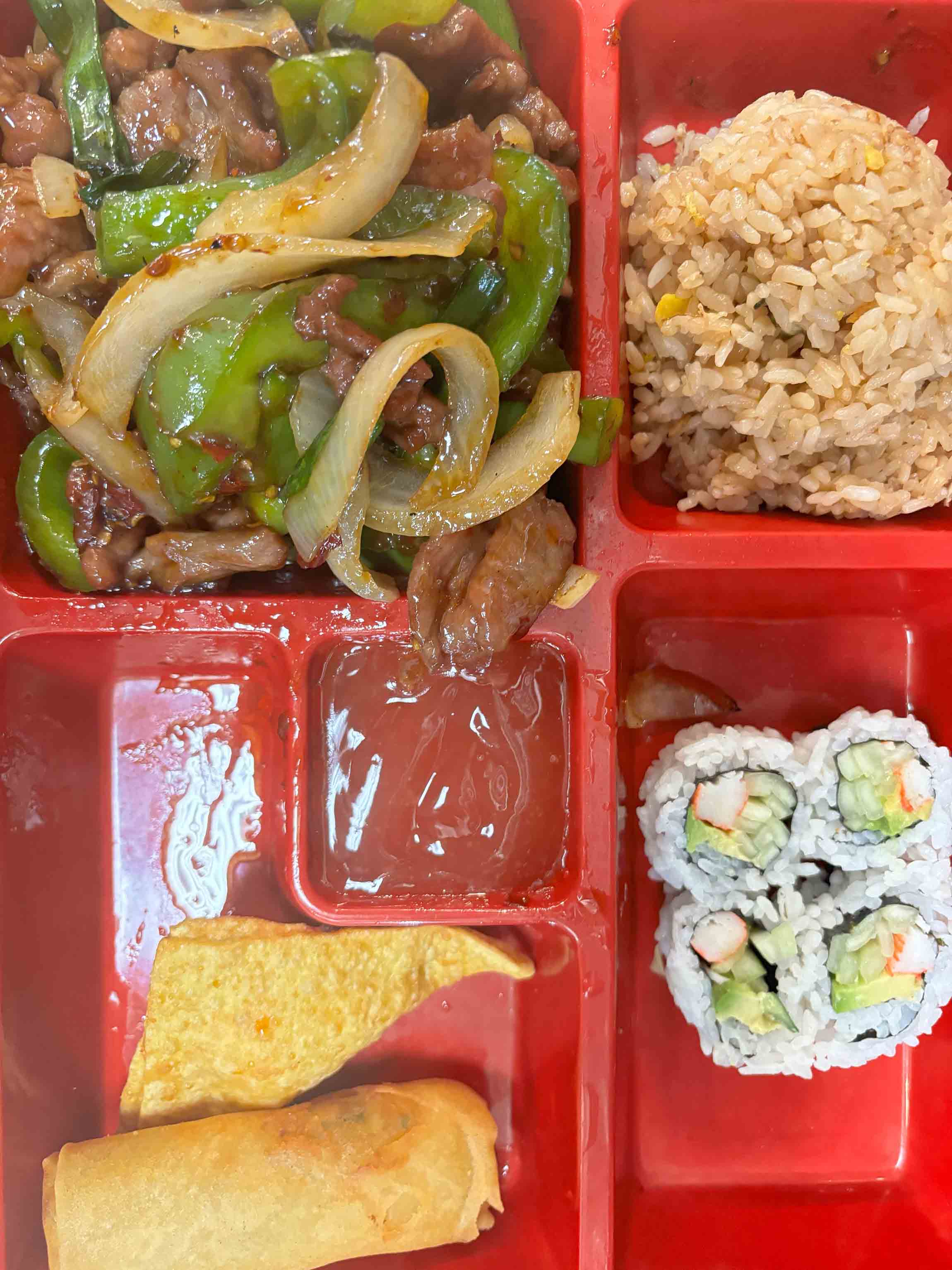 Mongolian Beef Bento Box