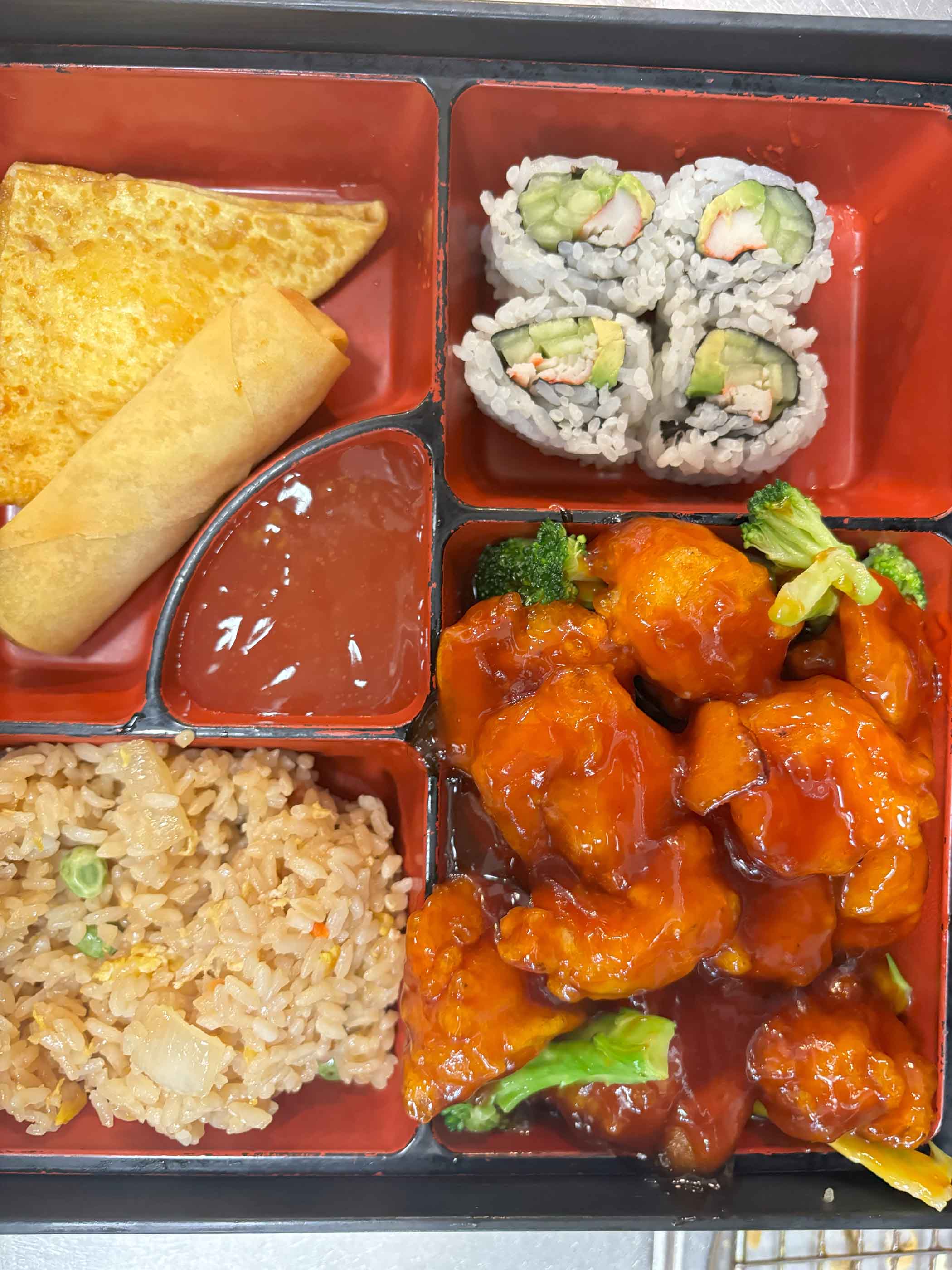Orange Shrimp Bento Box