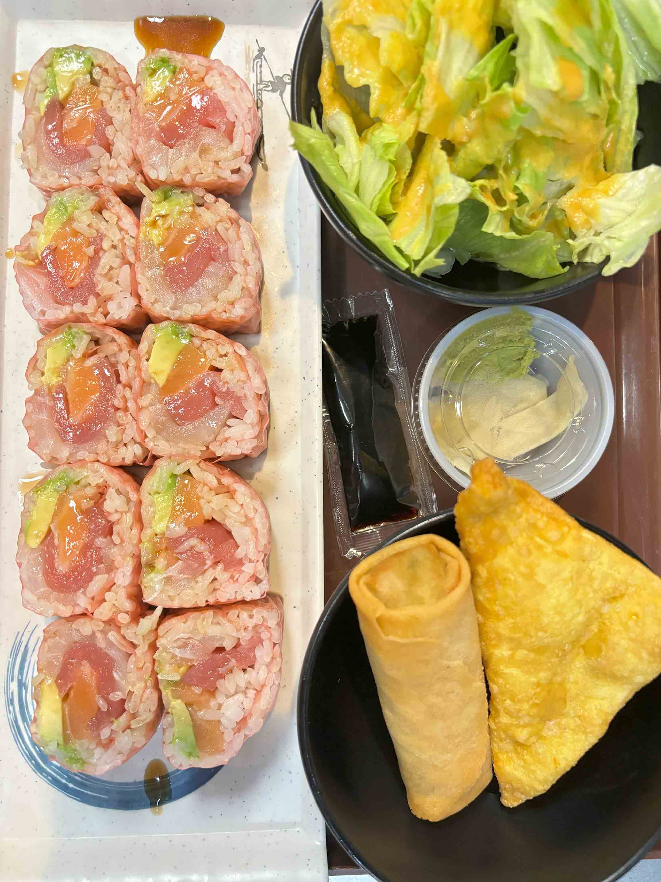 Pink Lady Roll Bento Box