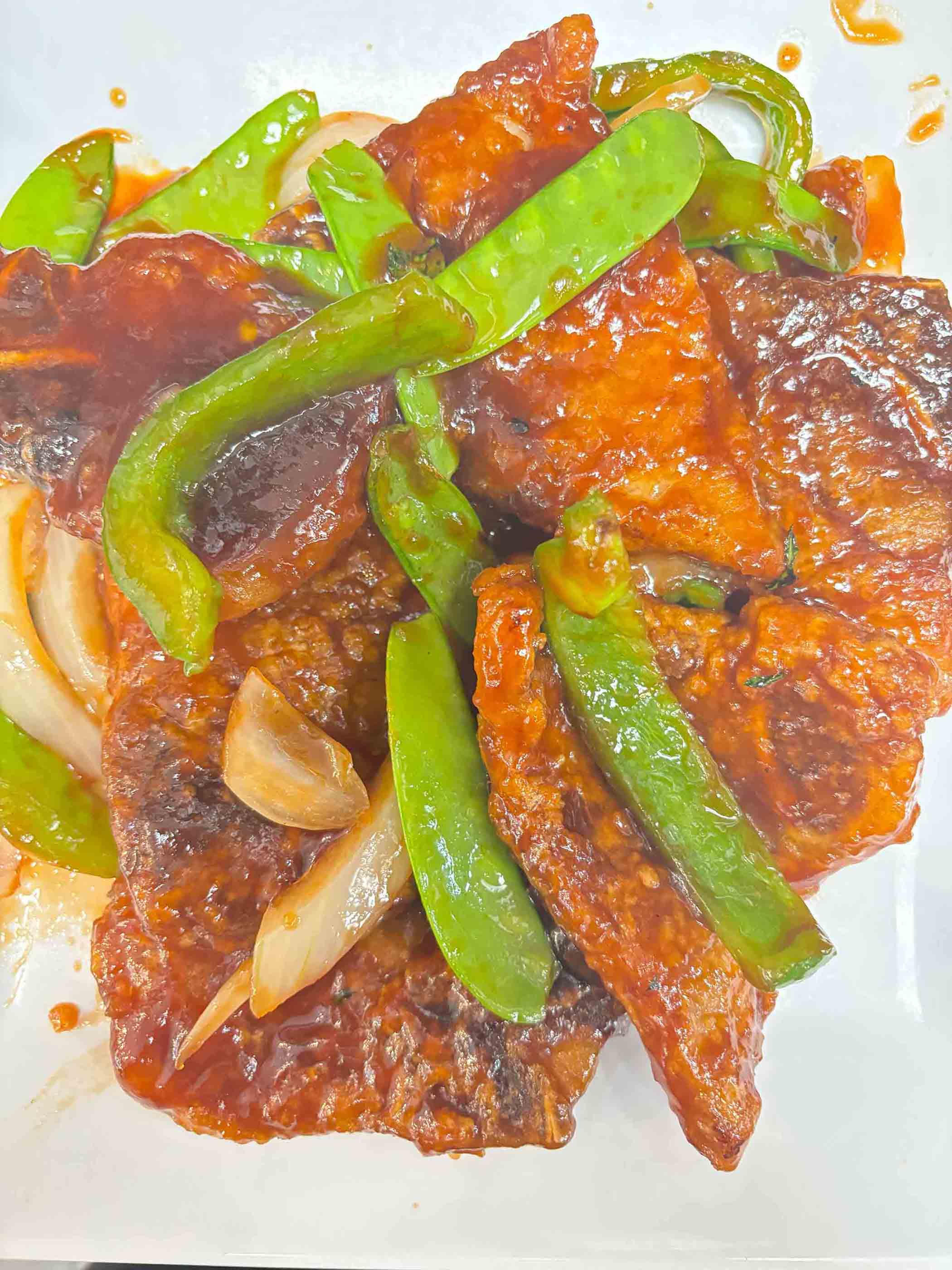 Pork Chop w. Peking Sauce