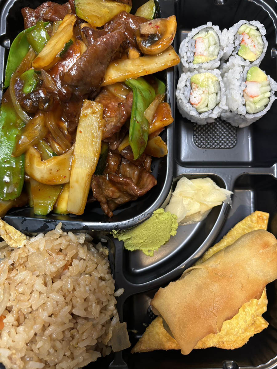 Red Curry Beef Bento Box