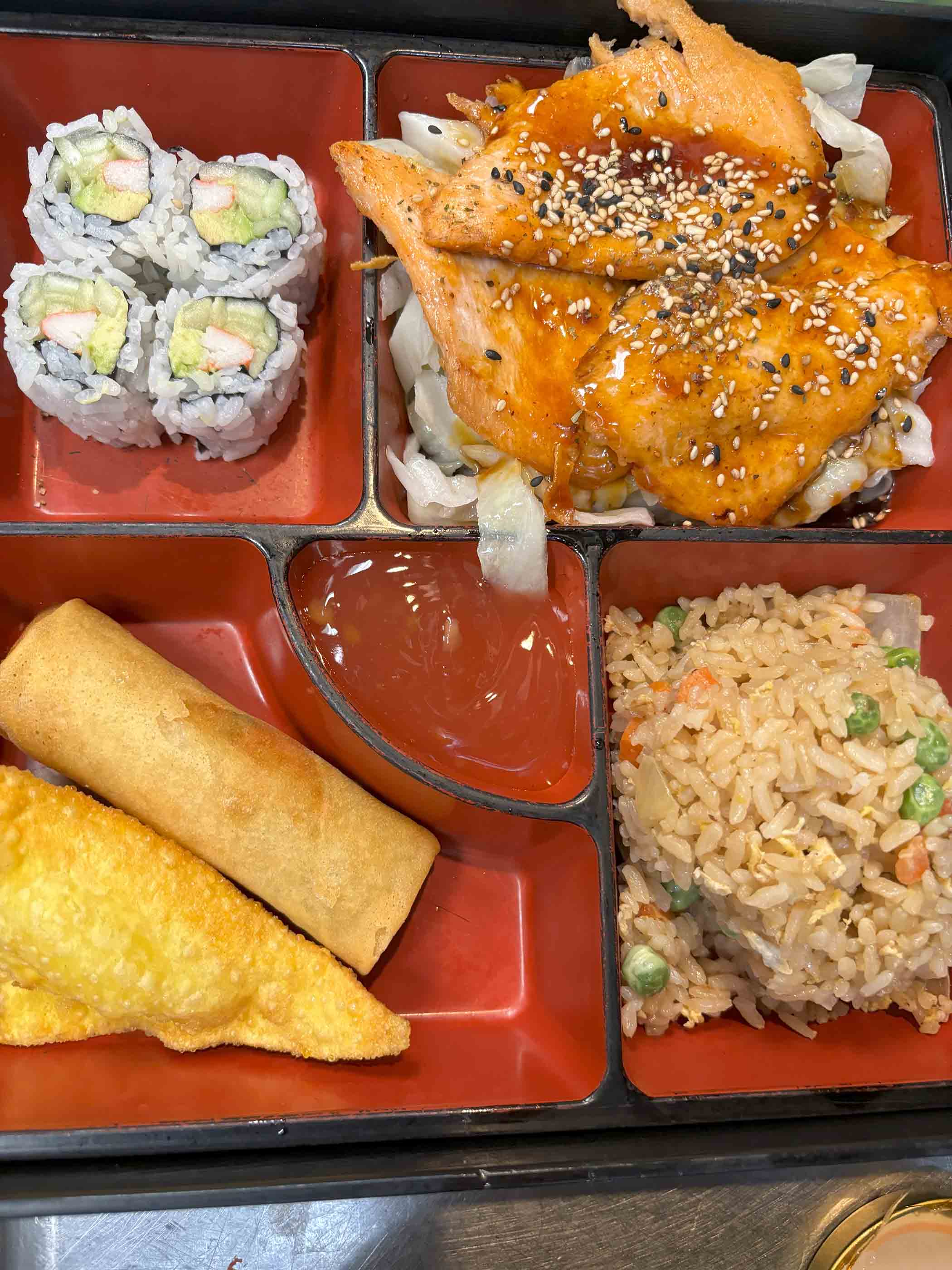 Teriyaki Salmon Bento Box