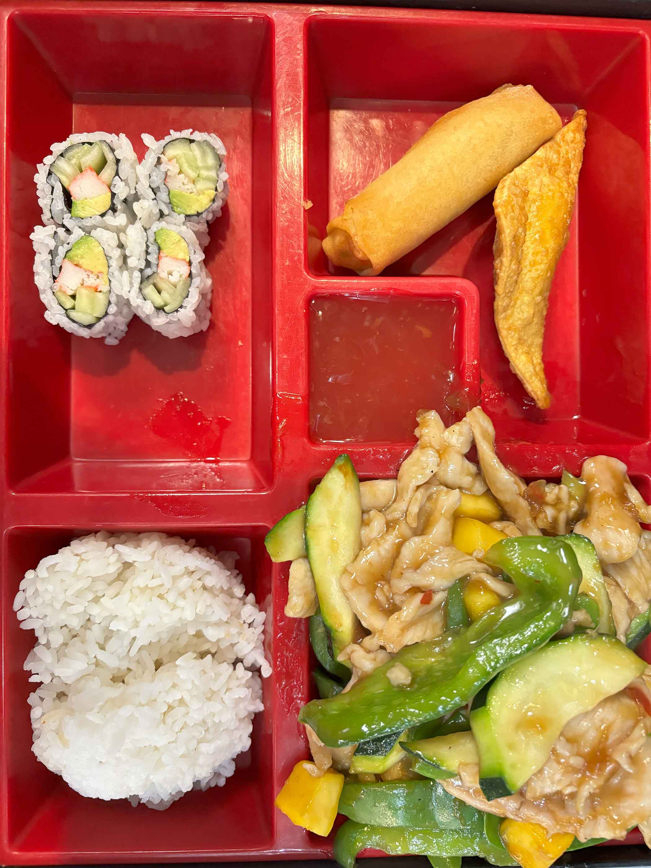Thai Mango Chicken Bento Box