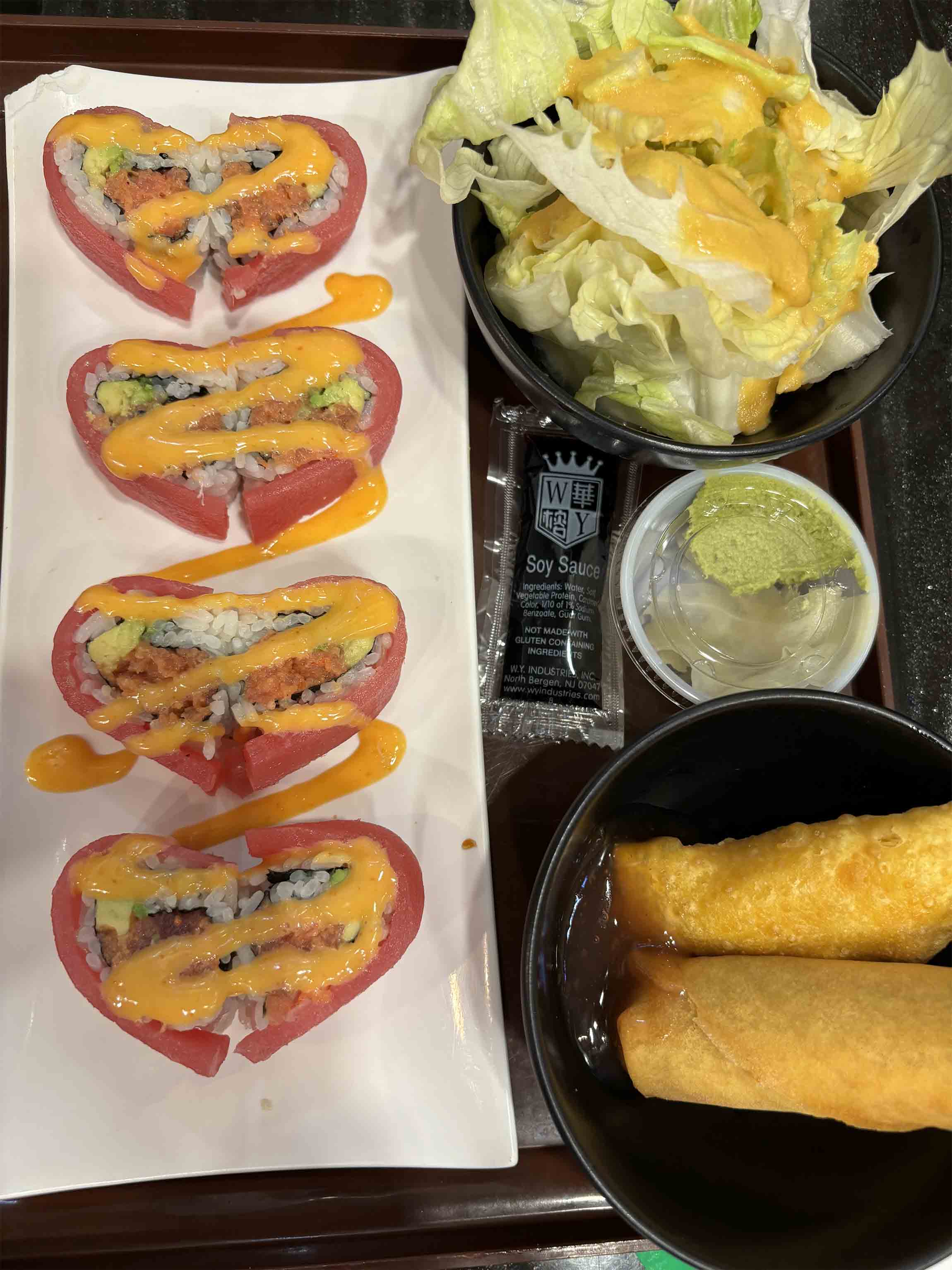 Sweet Heart Roll Bento Box